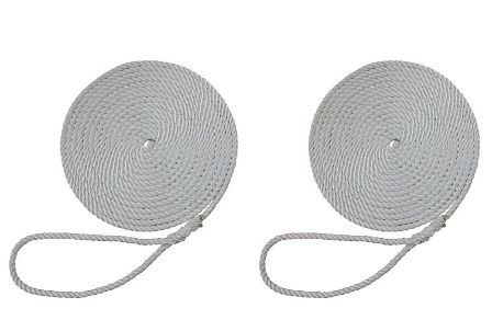 2 x 4 meters 10mm Nylon Mooring Ropes / Boat Yacht